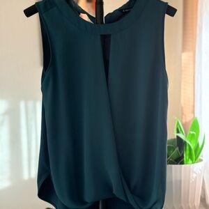 41 Hawthorn Clearwater Mixed Material Sleeveless Blouse